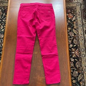 Rag & Bone Zipper Capri Jeans Magenta Size 29